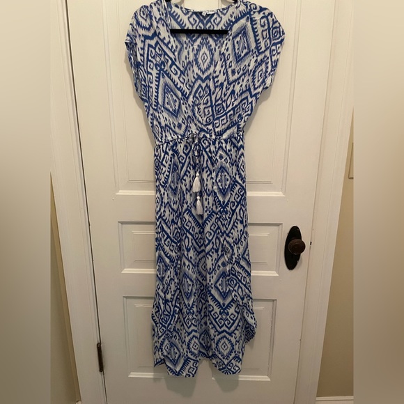 Blue Island Maxi Swim Coverup small NWOT - Picture 1 of 4